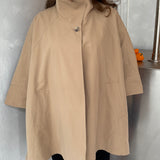 Cape Trench Coat - camel