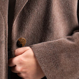 Fur Touch Blazer – brown