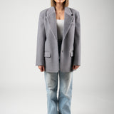 Fur Touch Blazer – grey