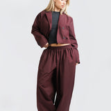 Balloon Twin Set - Burgundy
