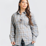 Tie-around Corset Blouse - Blue