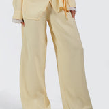 Lace Wrap Twin Set – Butter Yellow