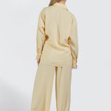 Lace Wrap Twin Set – Butter Yellow