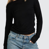 See Through Longsleeve - Black