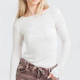 See Through Longsleeve - White