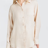 Wide‑Leg Twin Set - Beige