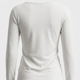 See Through Longsleeve - White