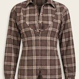 Tie-around Corset Blouse - Brown