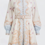 Princess Mini Dress - Light Blue