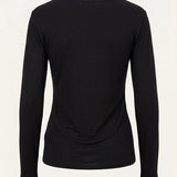 See Through Longsleeve - Black